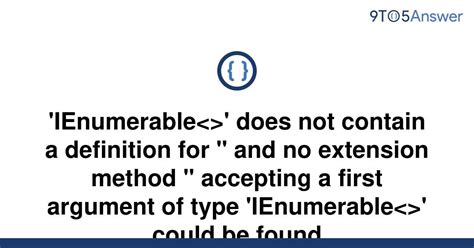 The same code sample would not work correctly if Person were just a regular . . Ienumerable does not contain a definition for distinct
